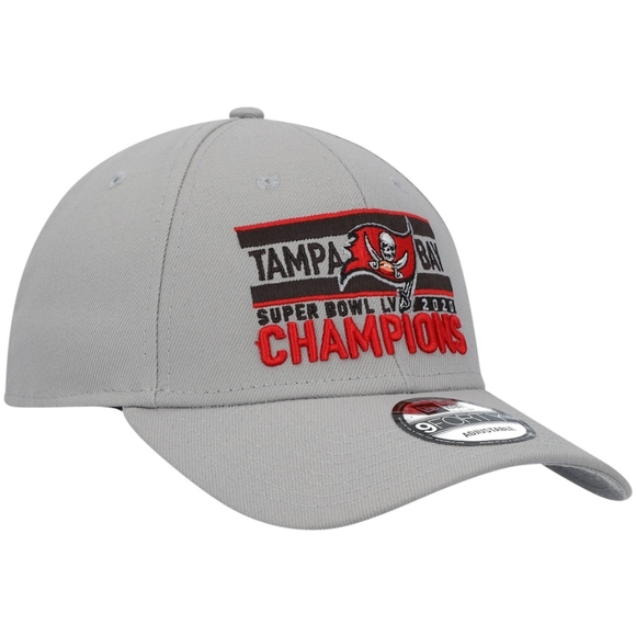 Tampa Bay Buccaneers New Era Super Bowl LV Champions Home Game 9FORTY Adjustable - Picture 2 of 3